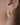 Gold Alligator Twist Earring