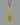 Magnifying Glass Oval Pendant -Fluo Orange