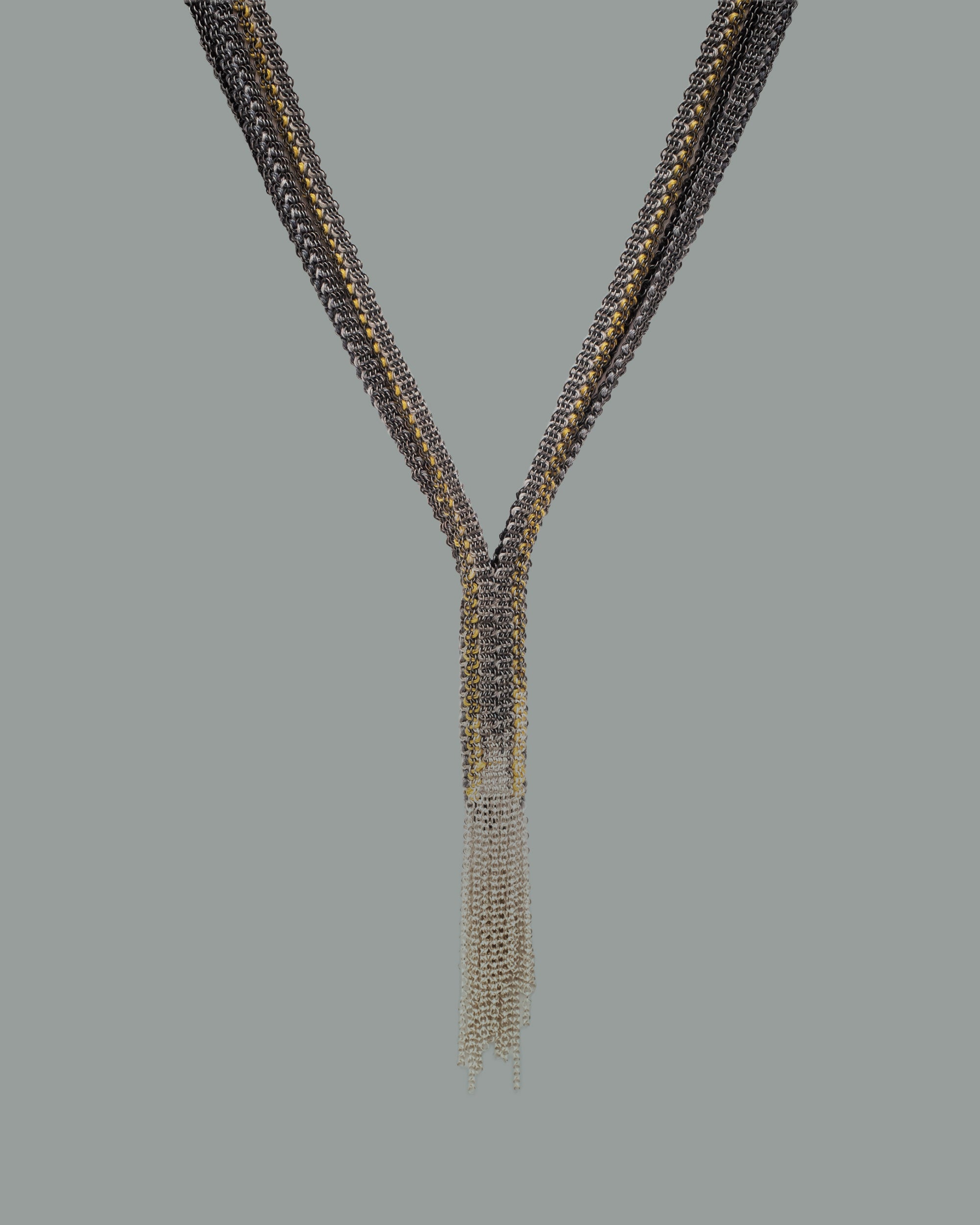 Multi Chain Split Necklace 100.12 XY – Shihara Lab