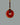 Walnut Twisted Silk Cord Carnelian Discus Necklace
