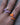 Baby Vine Tendril Ring - Orange